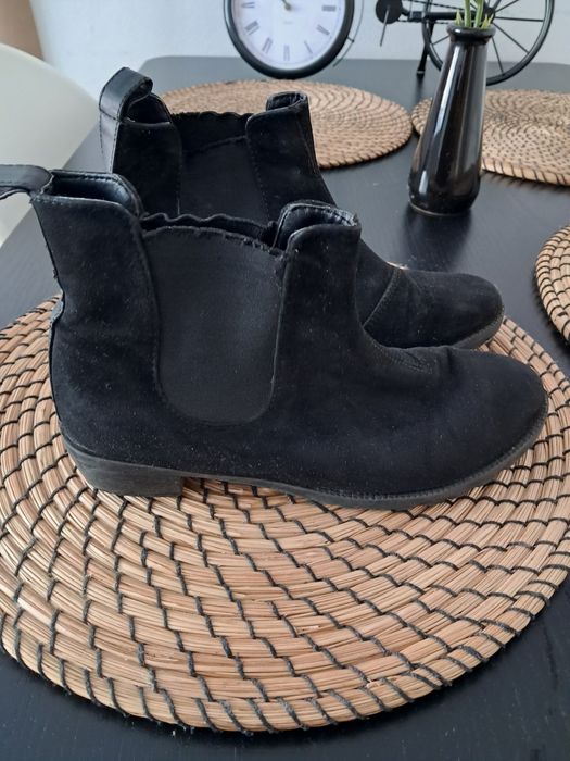 Botki czarne H&M r.36