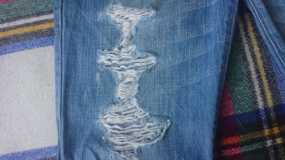 Spodenki jeans Abercrombie & Fitch model Erin denim A&F