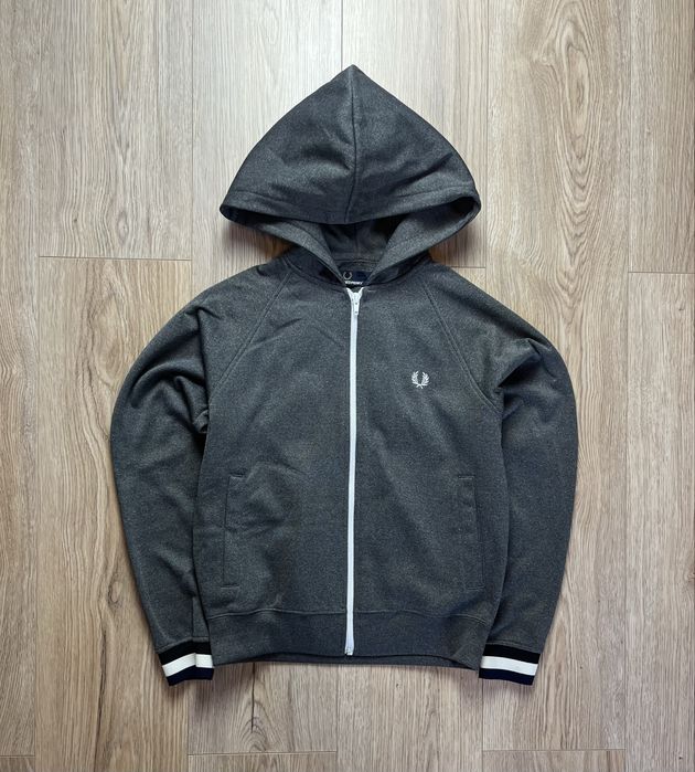 Fred Perry Damska S Nowa Bluza rozpinana z kapturem Zip Hoodie Casuals