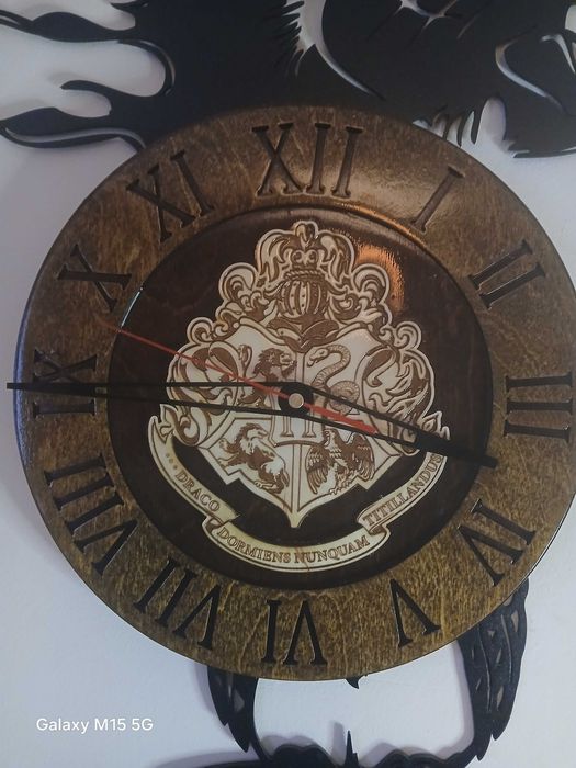 Zegar ścienny,Hogwart,sklejka