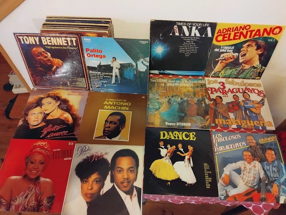 Lotes de discos vinil, singles e cd