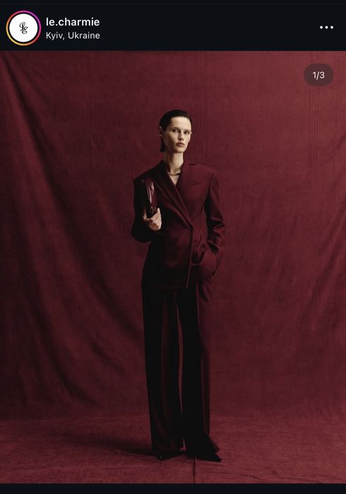 Костюм бордо le chermie