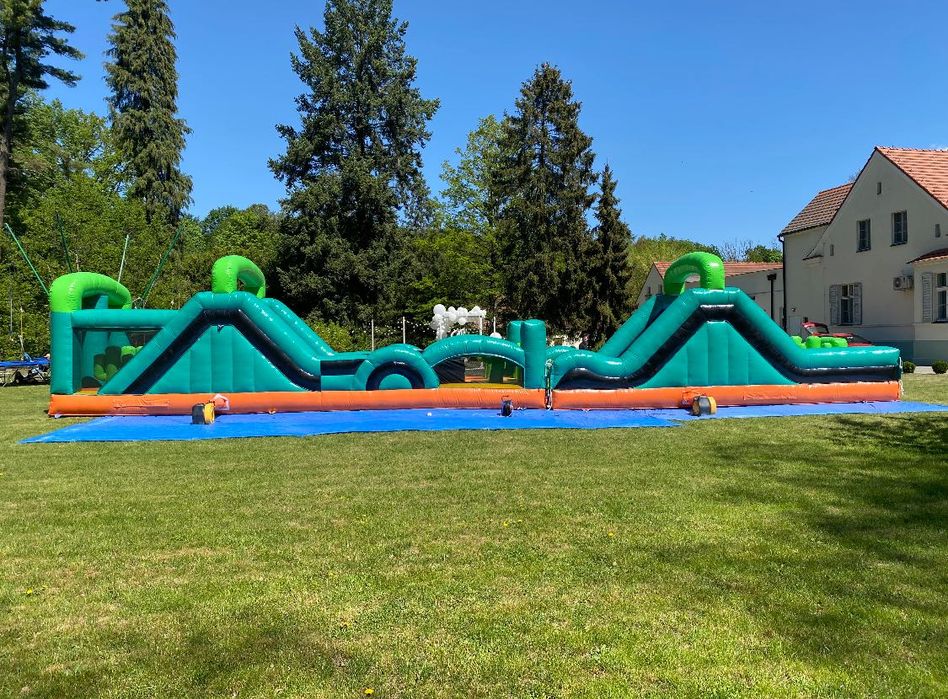 Biznes na sprzedaż - zamek dmuchany, tor przeszkód, cymbergaj - eventy