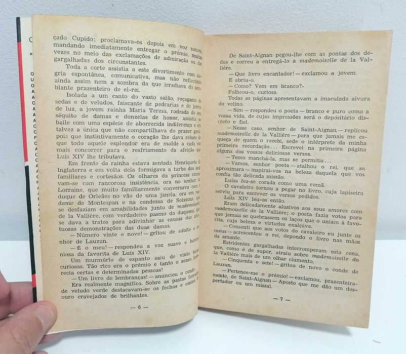 O Máscara de Ferro (3 volumes), de E. Ladoucette (1965)