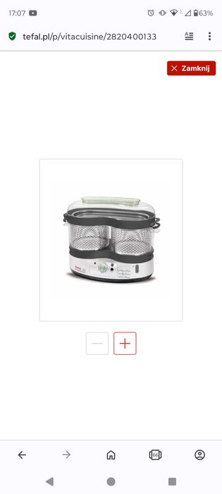 parowar tefal vitacuisine