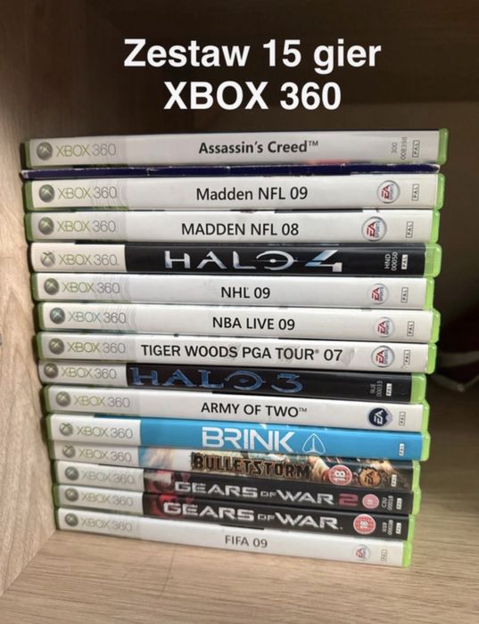 15 gier na Xbox 360 – zestaw