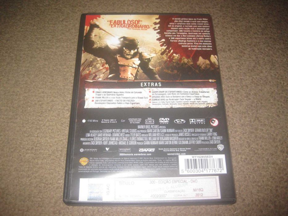 "300" Starring Gerard Butler in a Special 2-DVD Edition64739412033283121