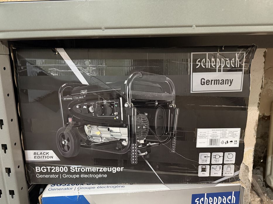 Бензиновий генератор Scheppach BGT 2800 з Німеччини