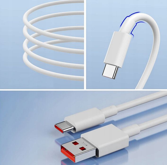 ŁADOWARKA TYP C USB kabel do telefonu uniwersalna kabel 1m