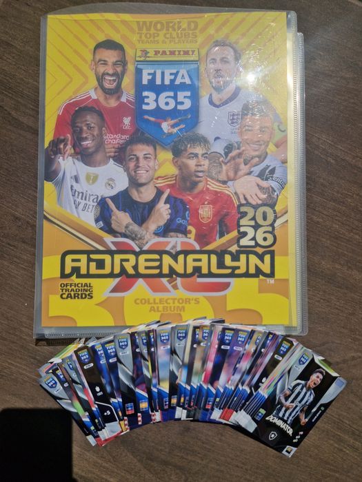 Karty piłkarskie FIFA 365 Panini Adrenalyn 2026 KLUBY PIŁKARSKIE  Barcelona Real PSG i inne