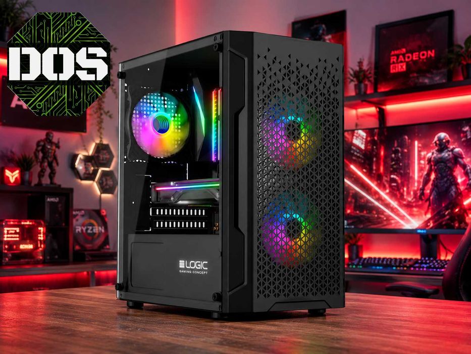 PC DO GIER | AMD Ryzen 5 8600G | Radeon 760M | 16GB DDR5 | SSD 500GB | Win 11 | ARGB
