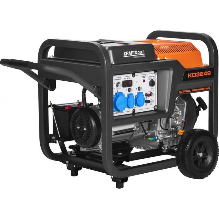 Agregat Prądotwórczy Generator Diesel 1Fazowy Kraft 230V 9KW