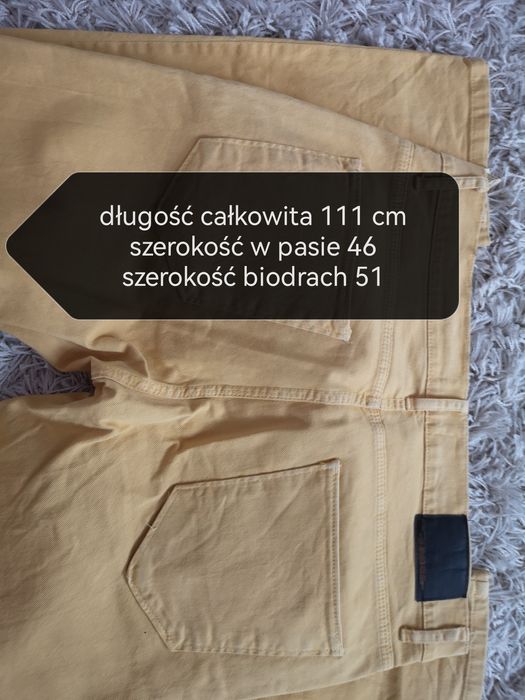 Spodnie męskie żółte Zara jeansy Zara 34