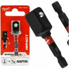 Milwaukee Adapter Udarowy z 1/4 na 1/2