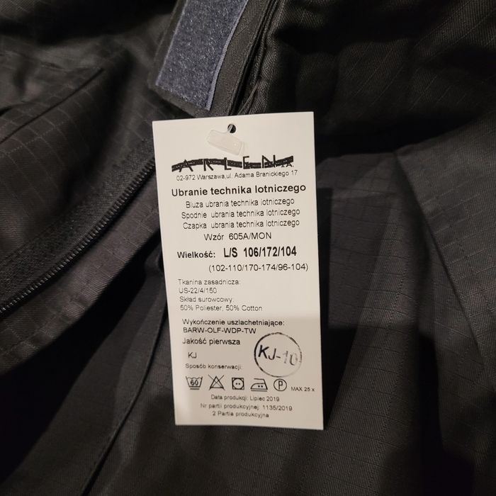 Ubranie techniczne robocze L/S nowe z odblaskami