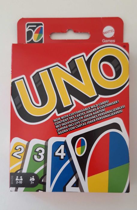 Jogos de cartas UNO e DOS - Artigos Novos.