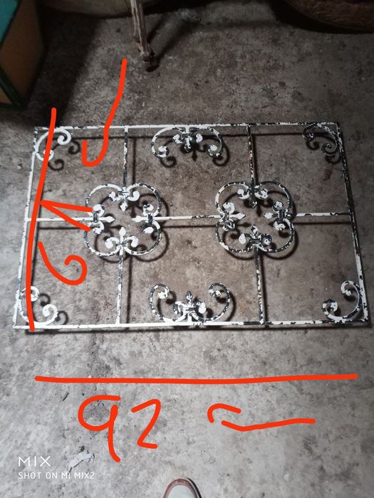 Grades antigas de portal ferro