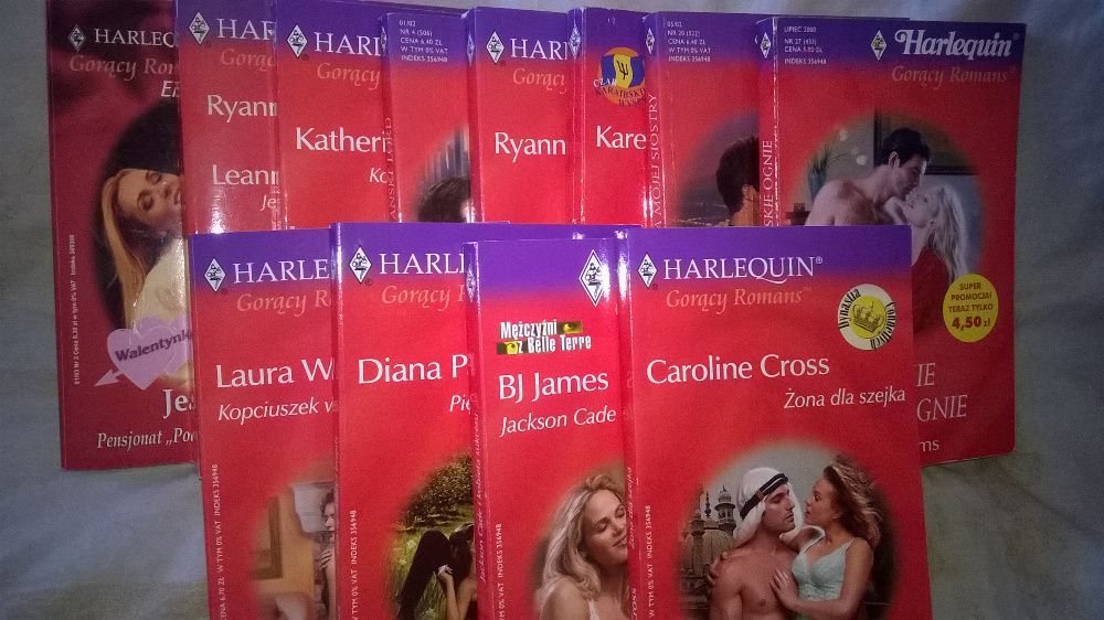 książki,romanse,Harlequin