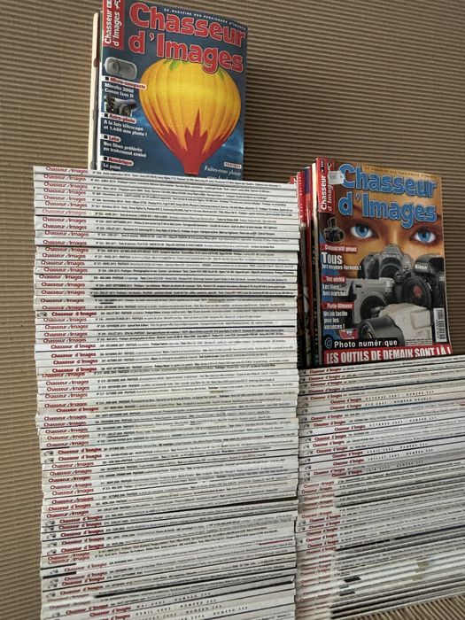145 revistas “Chasseur d’Images” (0,31 cada)