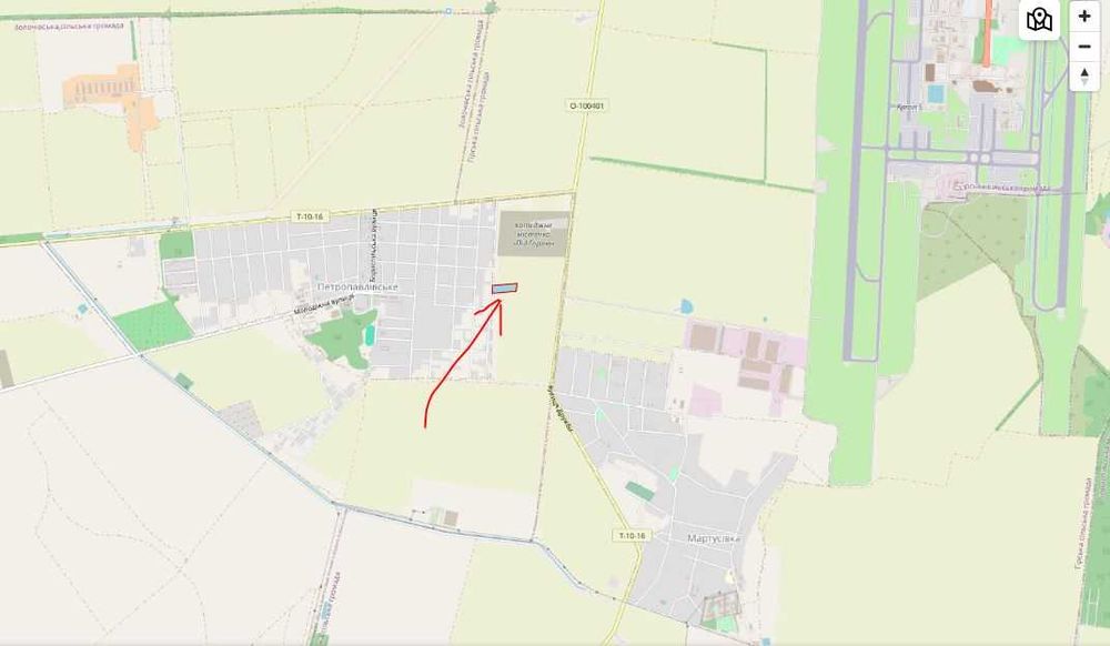 Продаж землі  ОСГ 1.2334 га Бориспільський район с.Петропавлівське