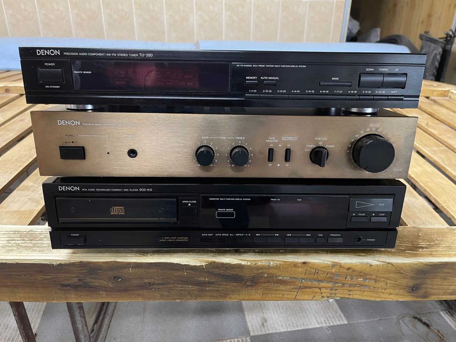 Підсилювач DENON PMA-250, Тюнер TU-280, Програвач DCD-610