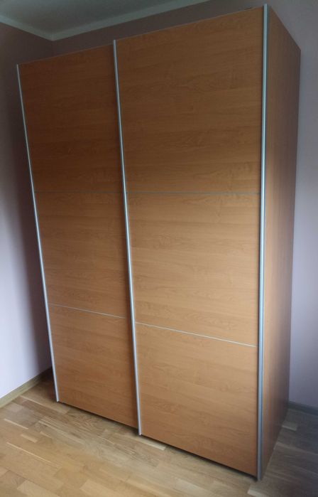 Dwudrzwiowa szafa (drzwi przesuwne) Black Red White