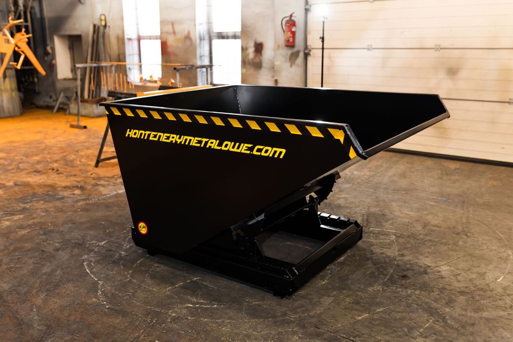 Kontener 1500L / Kontener samowyładowczy / Koleba / Kontener do wózka
