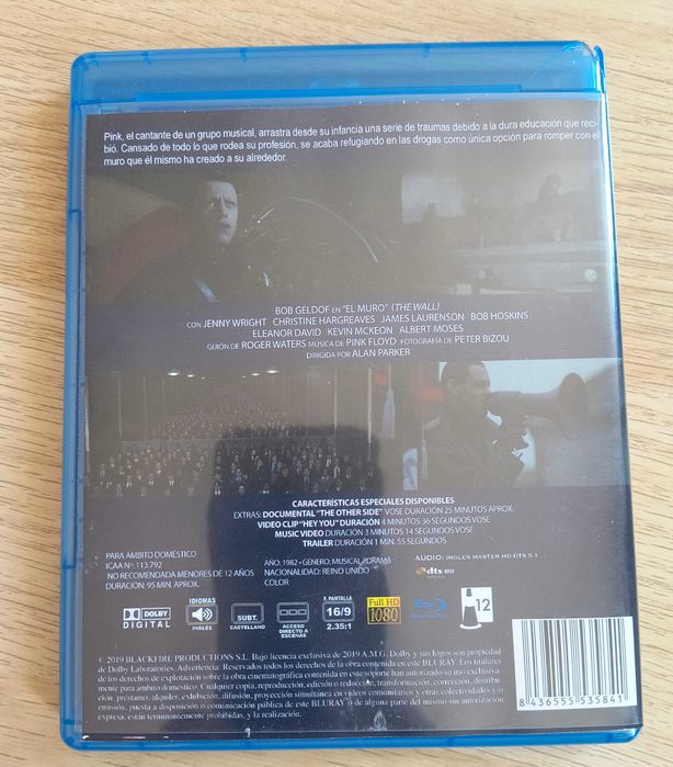 Pink Floyd: The Wall  Blu Ray  Stan Super   WYSYKA GRATIS