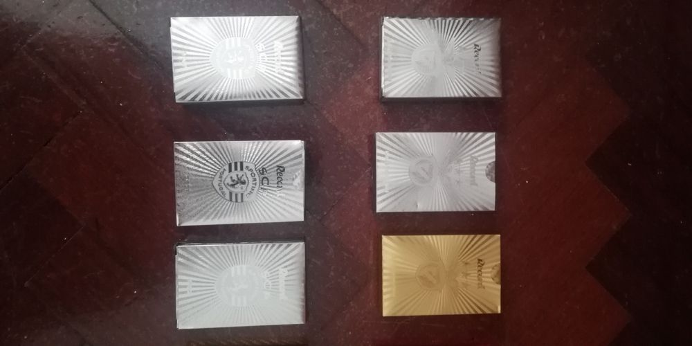 Baralhos de cartas do sporting impermeaveis