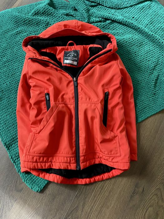 Куртка парка George оранжева осінь весна  6-7 років