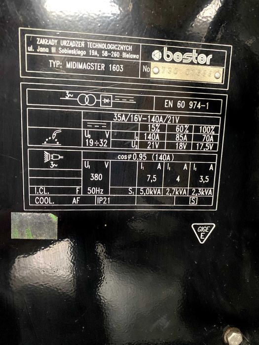 Migomat Bester 1603 Turbo