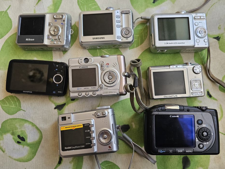 Фотоаппараты под ремон или на запчасти 8шт