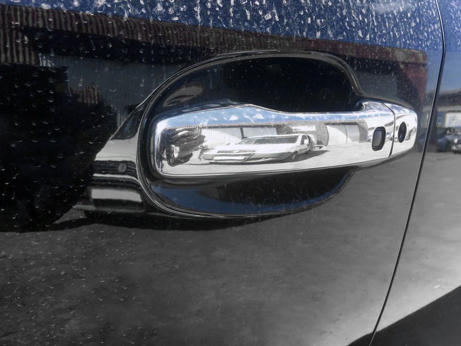 Toyota Land Cruiser 2007-2021 Накладки на ручки 4 шт нерж під кнопку