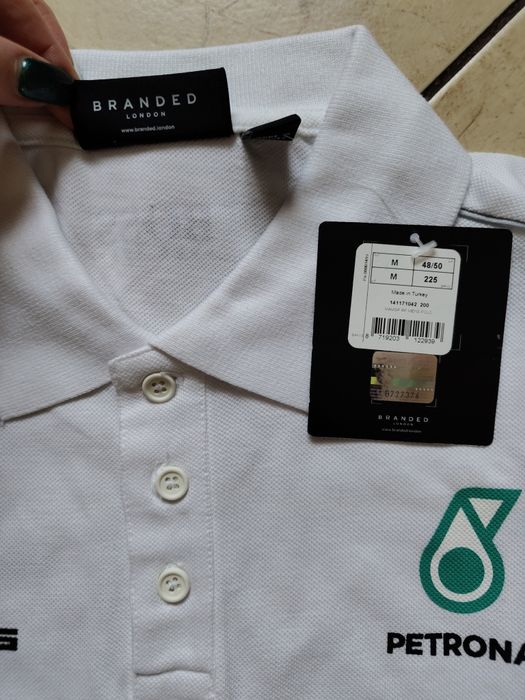 Petronas M Mercedes nowa koszulka męska polo