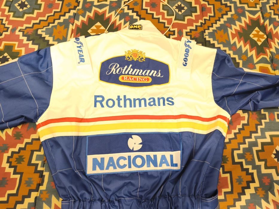 Renault Rothmans Elf fato Ayrton Senna