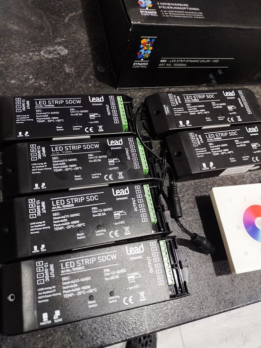 Sterowniki do taśm LED RGB RGBW Lead Dynamics