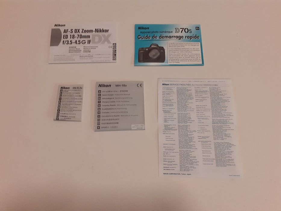 Caixa, Nikon D70S Kit