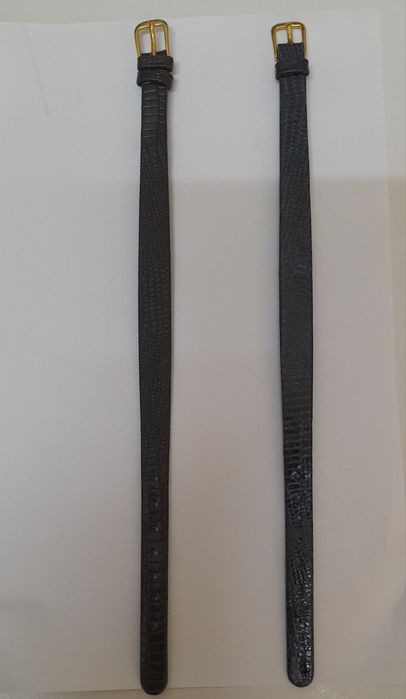 2 Braceletes pele relógio senhora em azul escuro e preto -  Novas
Preç