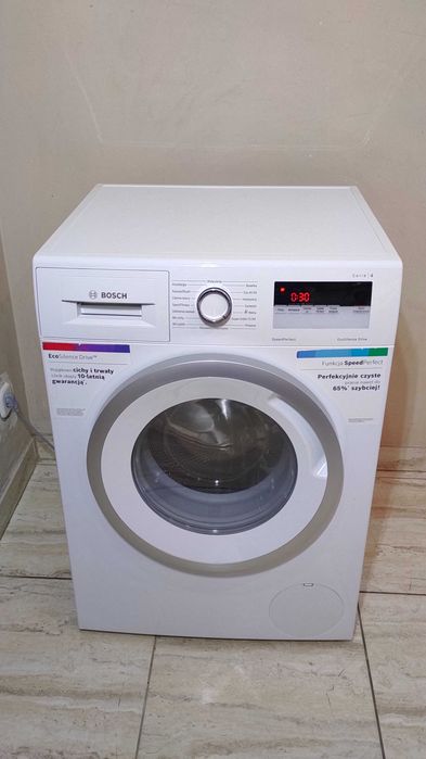 Pralka automatyczna Bosch - wsad 8 kg, 1200 obr., silnik inverterowy, krótkie programy, możliwy transport