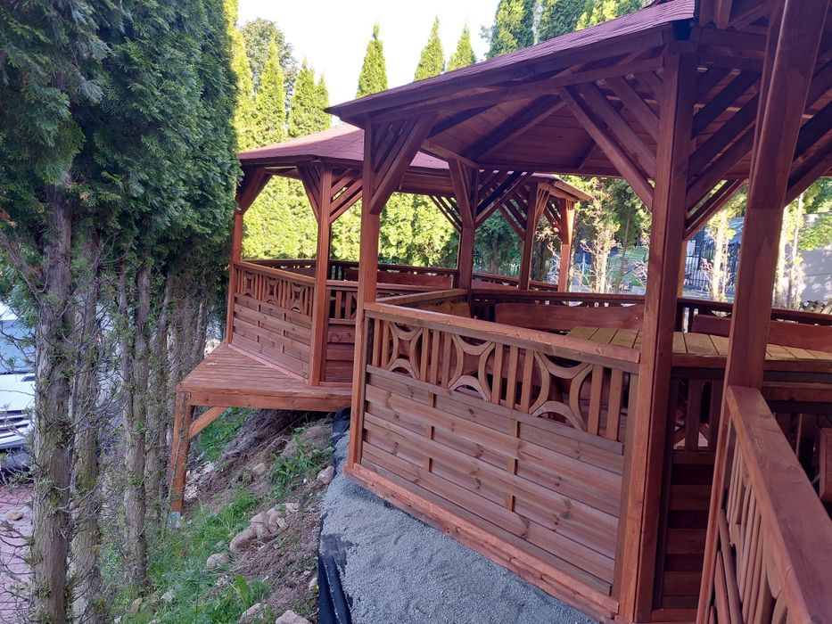 Altana ogrodowa kalina