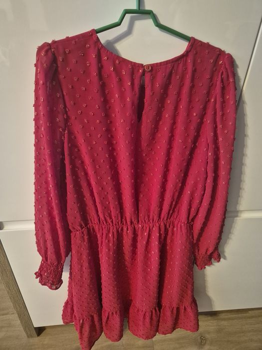Sukienka świąteczna, czerwona, Lindex, r. 146