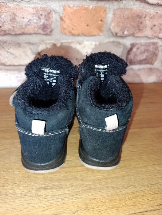 Buty na zimę kozaki trzewiki dla dziewczynki Sprandi Earth Gear r.21