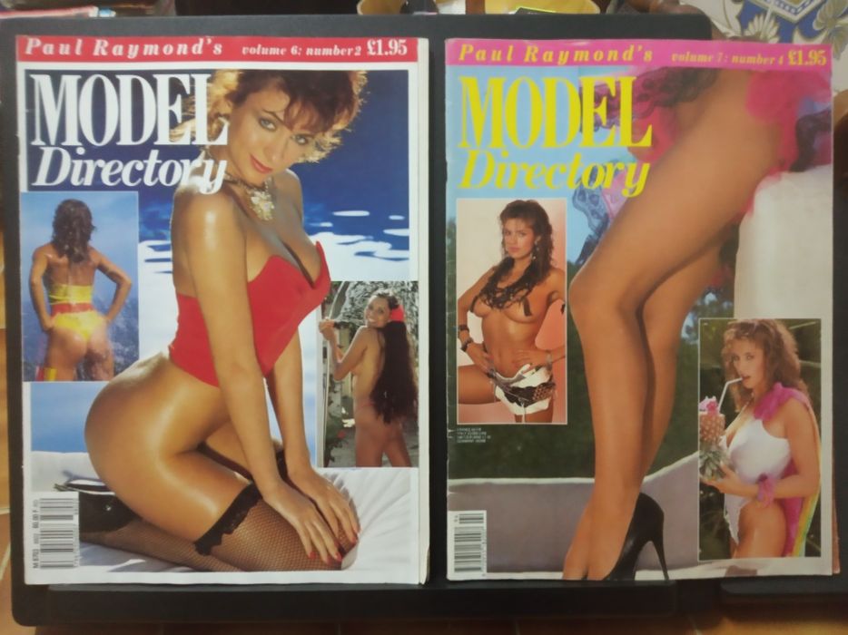 Revistas: Hustler, Pictoral, MenOnly, Model Directory, Players, Chic