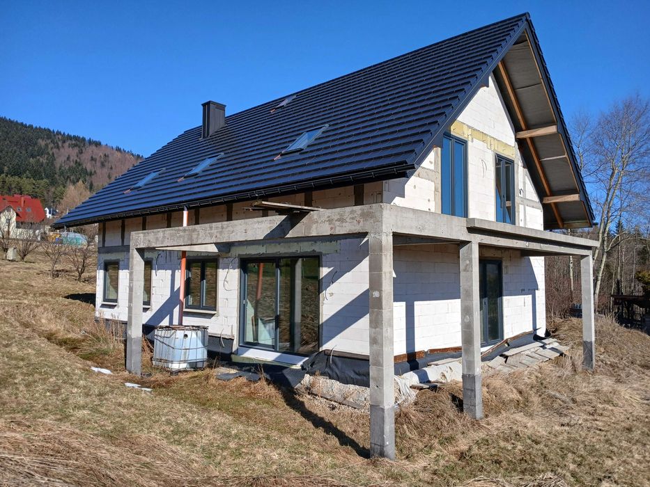 Dom jednorodzinny na dużej, słonecznej działce - Mszana Dolna