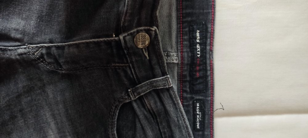 Calça de ganga preta miss sisty