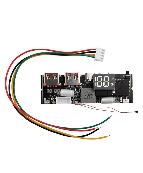 Плата Power Bank PD 100W 4S два роз'єми type-c