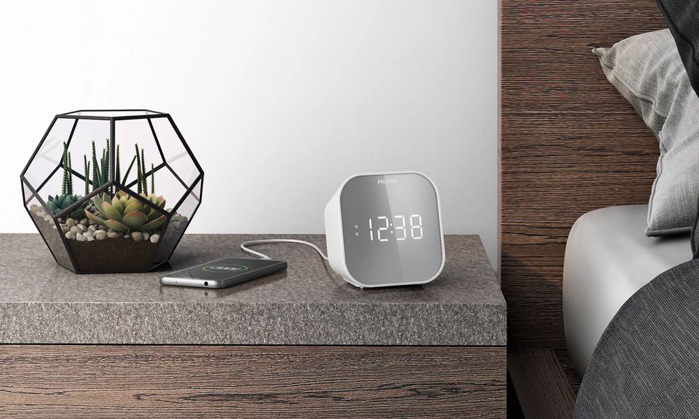 Radiobudzik Philips TAR4406/12 Biały