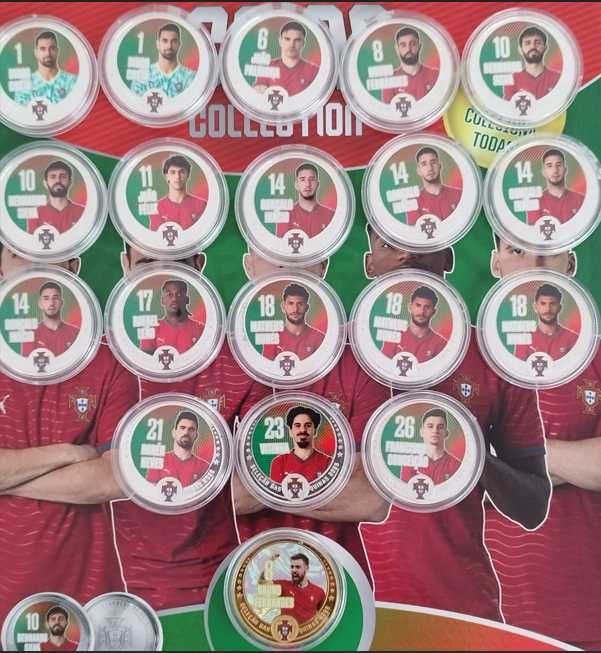Colecao de moedas ICONS da Selecao Nacional Portuguesa 2026