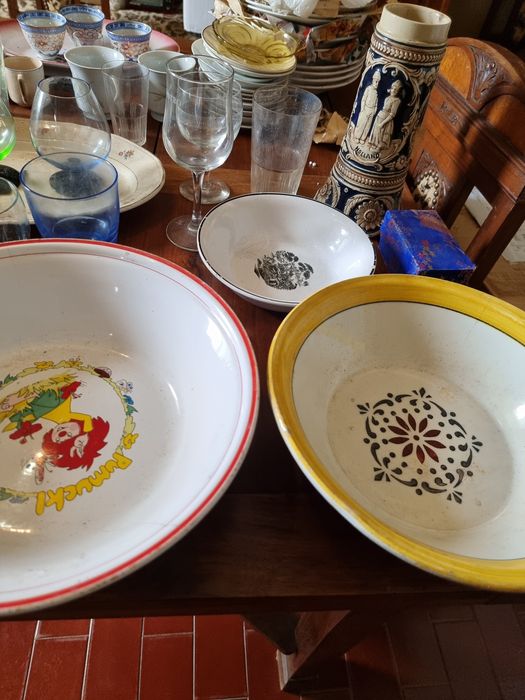 Antique Tableware, Various Items64738765654403123