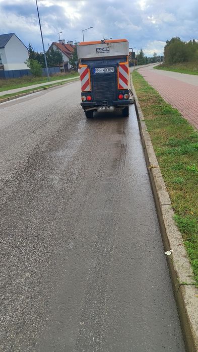 Zamiatarka, zamiatanie ulic, parkingów, chodników, osiedli, sprzątanie
